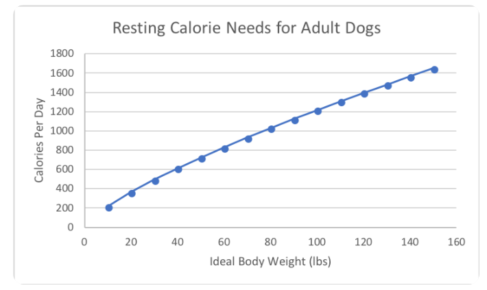 Calories chart for Frenchies