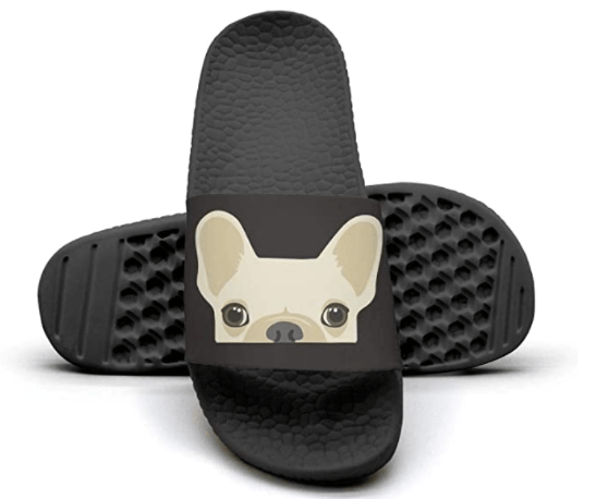 French bulldog flip-flop slippers