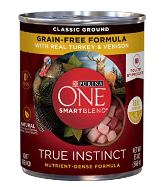Purina ONE Grain Free wet food for French bulldogs